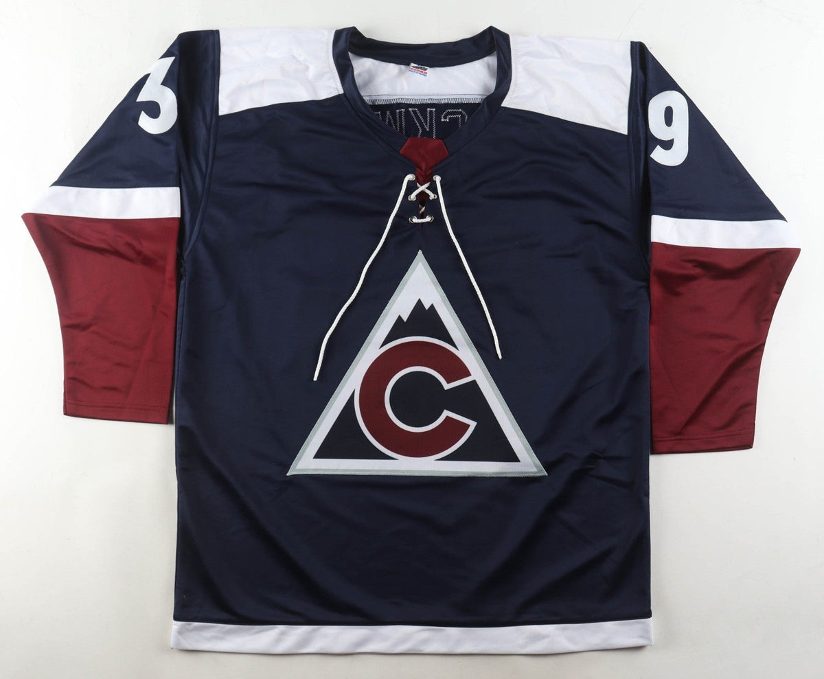 Mackenzie Blackwood Signed Colorado Avalanche Rockies Throwback Jersey (Beckett)
