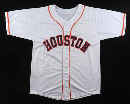 Jose Altuve Signed Houston Astros Custom 2017 A.L. MVP Jersey (Beckett) 2nd Base
