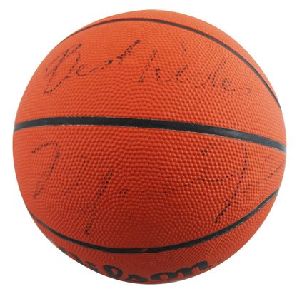 Bulls Michael Jordan "Best Wishes" Authentic Signed Wilson Basketball BAS LOA