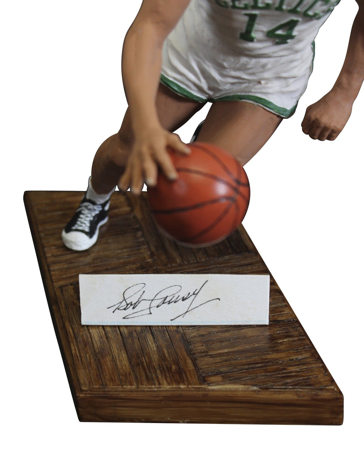 Celtics Bob Cousy Signed Salvino Sports Legends Figure LE #203/2500 BAS #BU55123