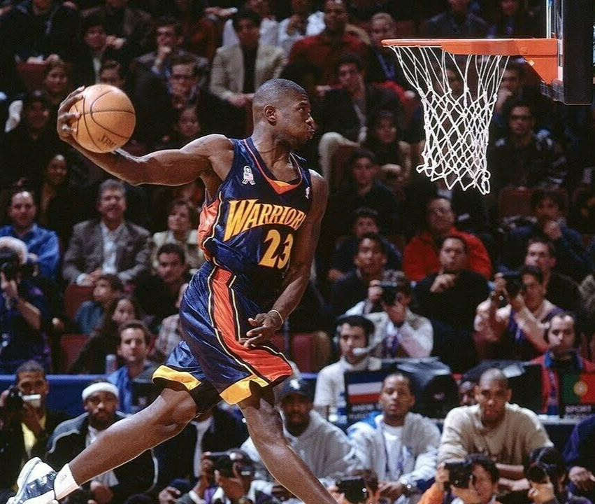 Jason Richardson Signed Golden State Warriors Hardwood Classic Jersey (Beckett)