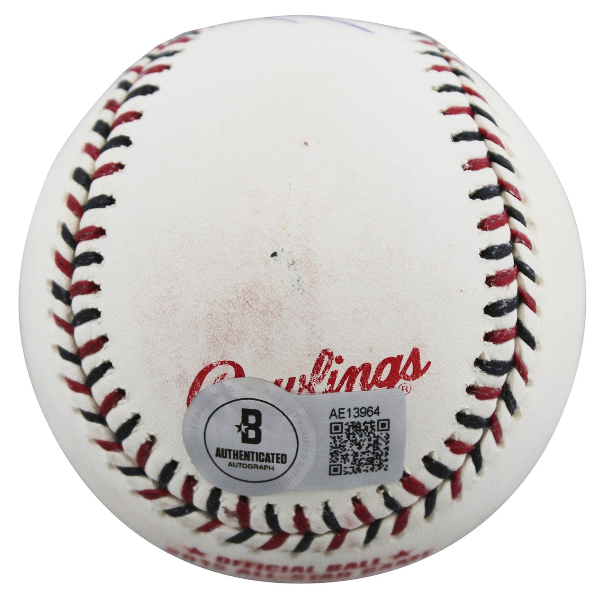 Angels Mike Trout Signed 2015 All Star Game Logo OML Baseball BAS #AE13964