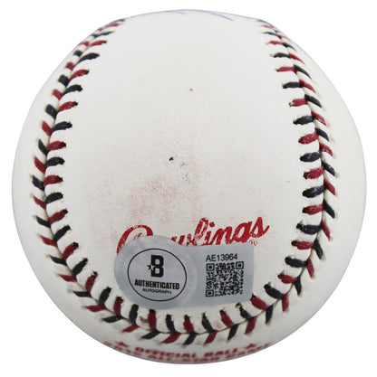 Angels Mike Trout Signed 2015 All Star Game Logo OML Baseball BAS #AE13964