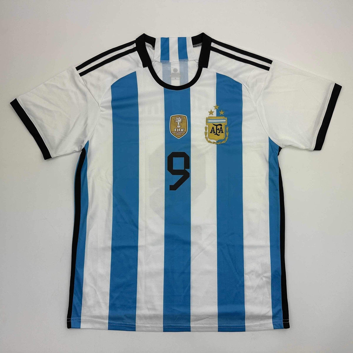 Autographed/Signed Julian Alvarez Argentina Blue/White Soccer Jersey Beckett COA