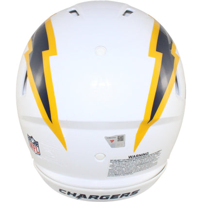 Justin Herbert Signed Los Angeles Chargers Pro Color Rush Helmet Fanatics 51407
