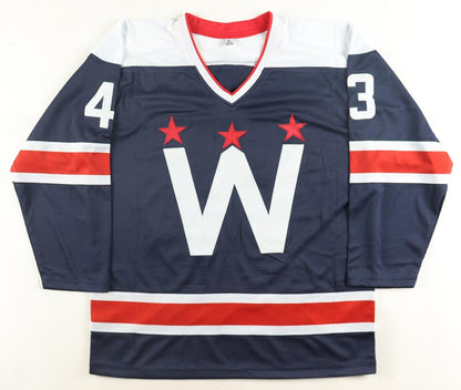 Tom Wilson Signed Washington Capitals Jersey (JSA COA) 2018 Stanley Cup Champ