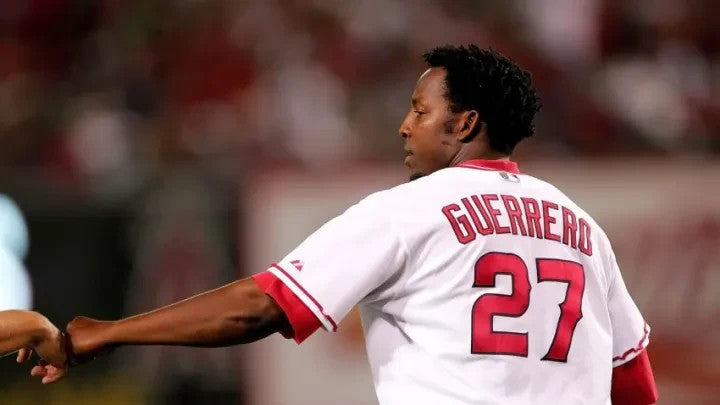 Vladimir Guerrero Sr. Signed Los Angeles Angels Jersey (Beckett) 2004 A.L. MVP