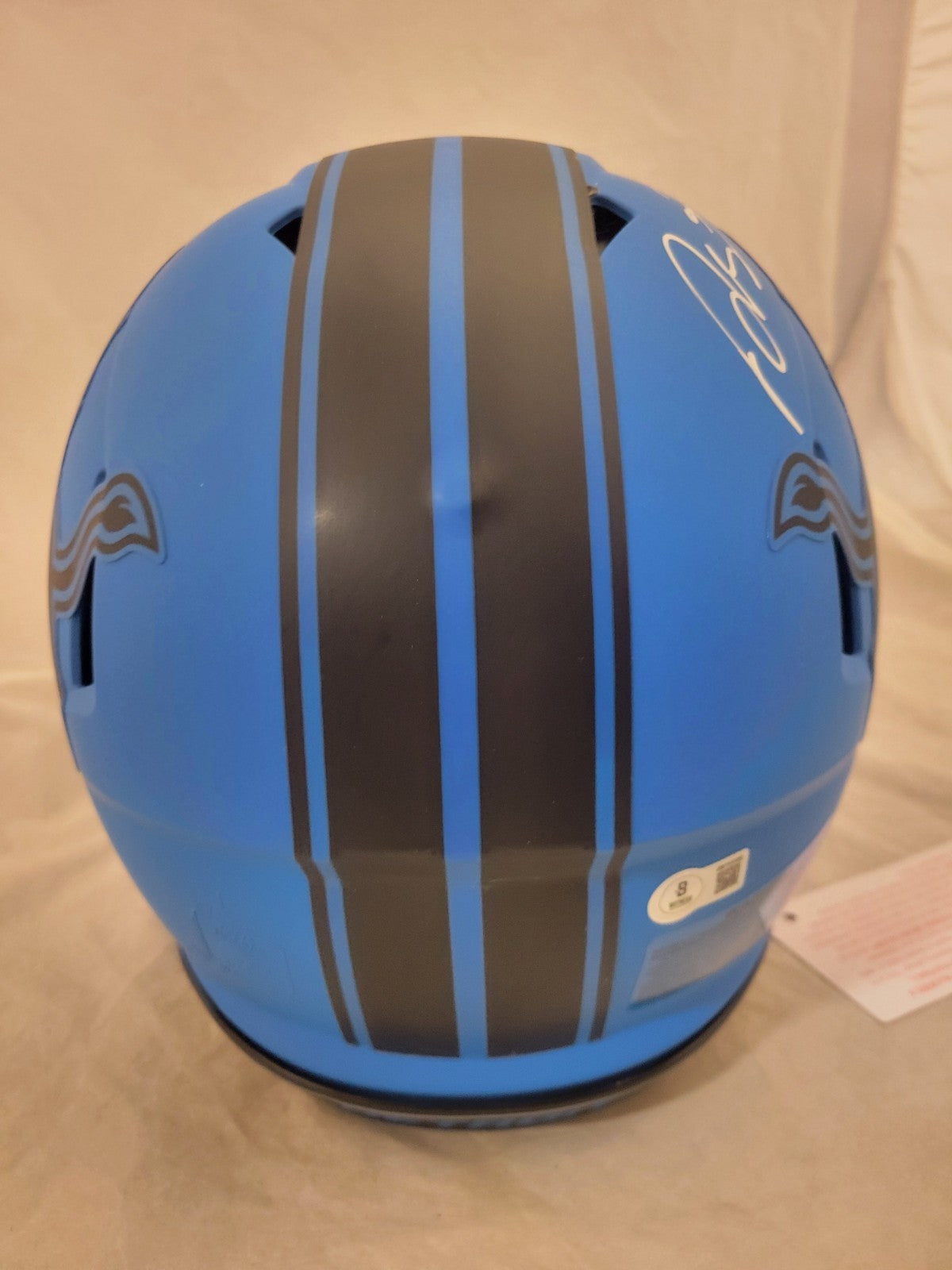 DAVID MONTGOMERY SIGNED DETROIT LIONS RAVE SPEED AUTHENTIC HELMET BECKETT QR