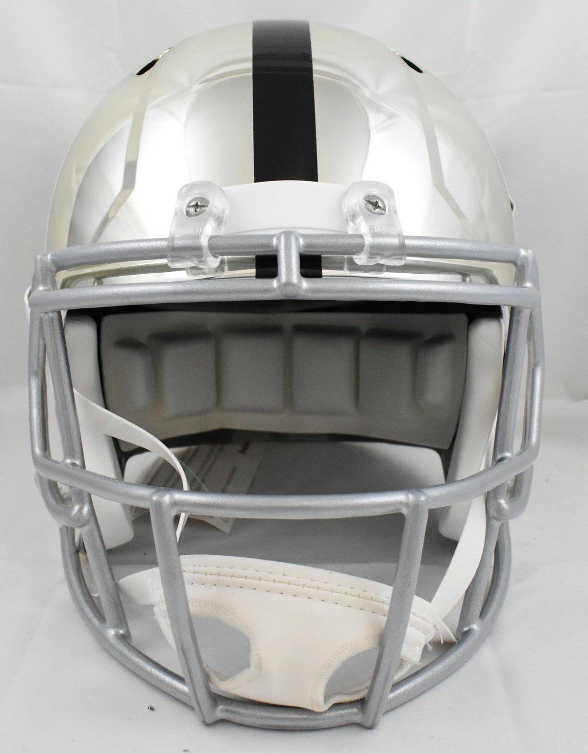 Ashton Jeanty Autographed Raiders F/S Chrome Speed Helmet - Beckett W Hologram