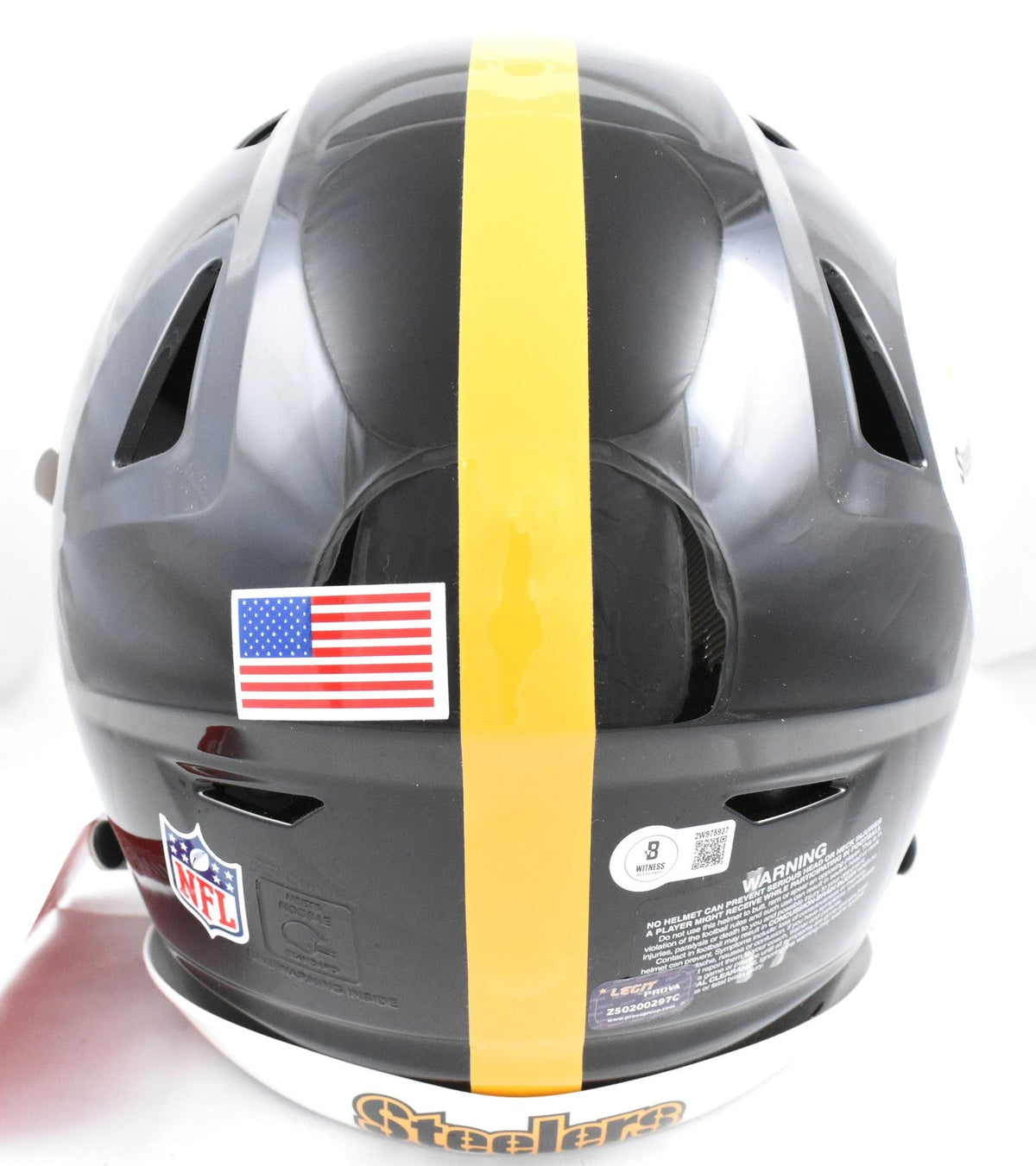 Jack Sawyer Autographed Pittsburgh Steelers F/S SpeedFlex Helmet-Beckett W Holo