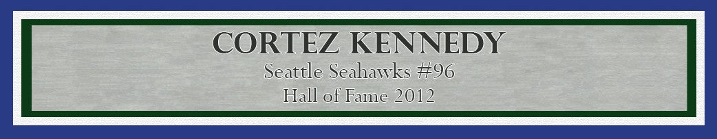 Cortez Kennedy Autographed Signed Framed 16x20 Photo Seattle Seahawks Beckett
