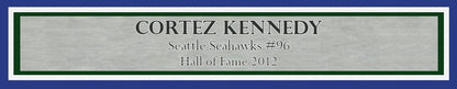 Cortez Kennedy Autographed Signed Framed 16x20 Photo Seattle Seahawks Beckett