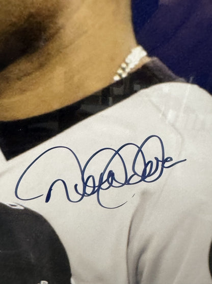 Derek Jeter & Bernie Williams Signed Autographed 16x20 Photo Framed Steiner