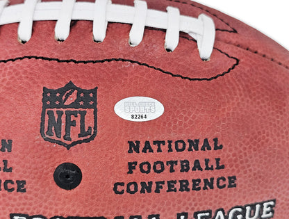 KAM CHANCELLOR AUTOGRAPHED NFL LEATHER FOOTBALL SEAHAWKS MCS 220820