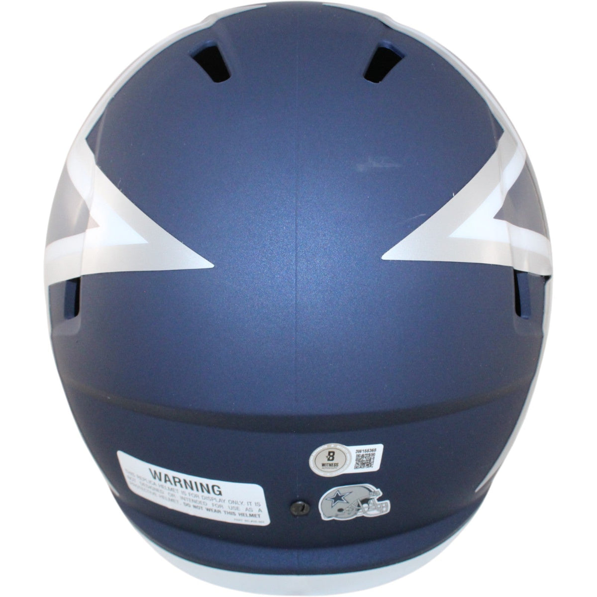 Deion Sanders Autographed Dallas Cowboys F/S AMP Helmet Beckett Witness 51746