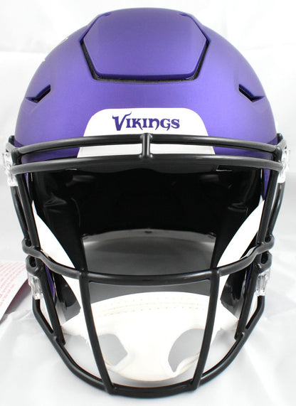 Randy Moss Autographed Minnesota Vikings F/S SpeedFlex Helmet - Beckett W Holo