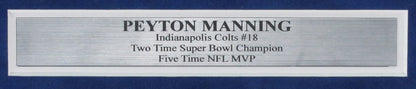 Peyton Manning HOF Colts Signed/Autographed Photo Collage Framed 198158