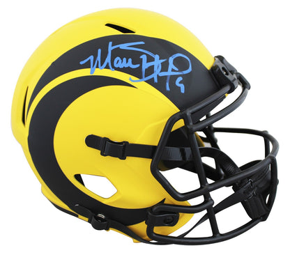 Rams Matthew Stafford Authentic Signed Rave Full Size Speed Rep Helmet Fanatics