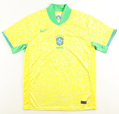 Endrick Signed Brazil National Team Jersey (Beckett) Striker UEFA Super Cup:2024