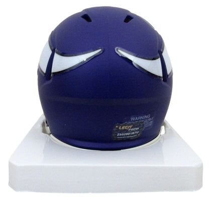 Justin Jefferson Signed/Autographed Mini Football Helmet Vikings PROVA 200048