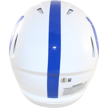 Edgerrin James Autographed Indianapolis Colts Authentic TB Helmet Beckett 51582