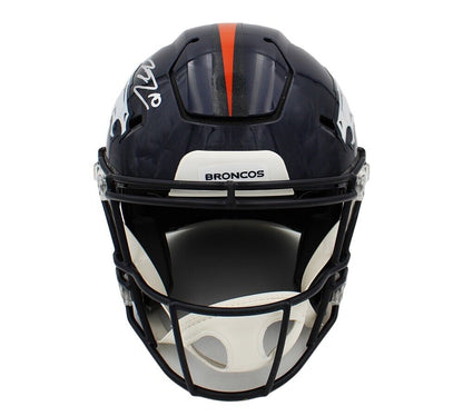 Bo Nix Signed Denver Broncos Speed Flex Authentic NFL Helmet