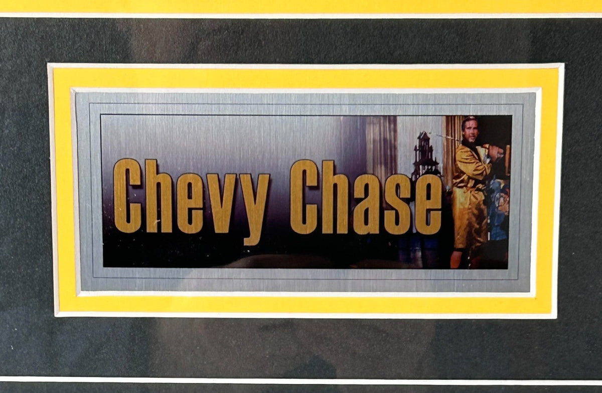 Chevy Chase Autographed Caddyshack Movie Poster in 16.5"Wx25.5"H Frame PSA/DNA
