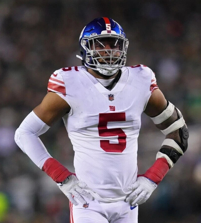 Kayvon Thibodeaux Signed New York Giants Jersey (Beckett) Ex-Oregan Ducks Edge
