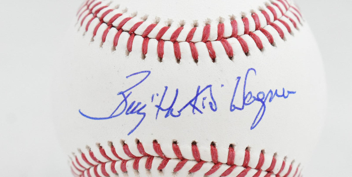 Billy Wagner Autographed Rawlings OML Baseball w/The Kid - Beckett W Holo *Blue
