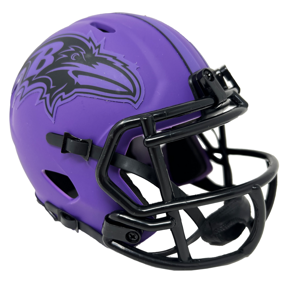 Derrick Henry Baltimore Ravens Signed Riddell Rave Mini Helmet BAS Beckett