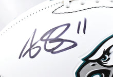 A.J. Brown Autographed Philadelphia Eagles Logo Football SB Champs Beckett W