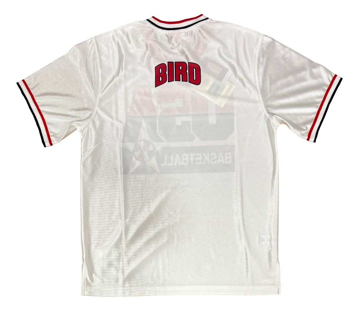 Larry Bird Signed USA M&N Authentic Dream Team Warm Up Shooting Shirt PSA/DNA