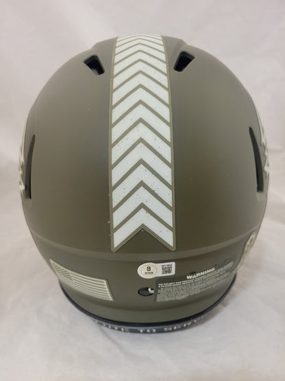 BAKER MAYFIELD SIGNED BUCCANEERS F/S STS SPEED AUTHENTIC HELMET BAS QR
