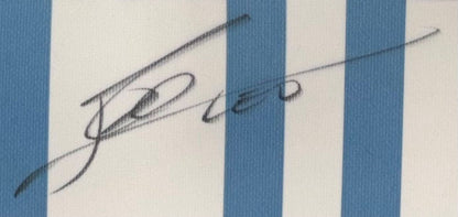 Lionel Messi Signed Framed Argentina Adidas Soccer Jersey ICONS LOA