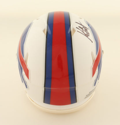Keon Coleman Signed Buffalo Bills Speed Mini Helmet (Beckett) Starting W.R.