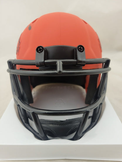 BO NIX SIGNED DENVER BRONCOS RAVE ALTERNATE SPEED MINI HELMET BECKETT