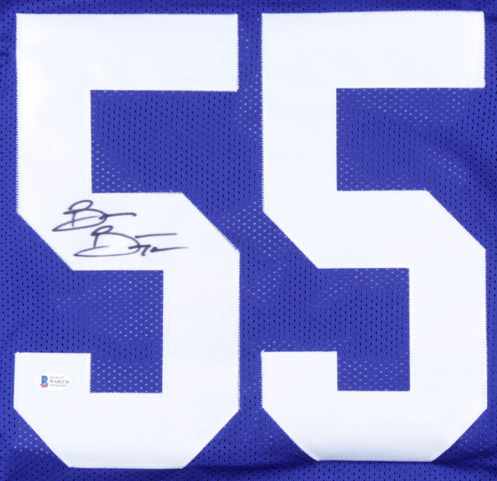 Brian Bosworth Signed Seattle Seahawks Jersey (Beckett COA) Oklahoma Sooners L.B