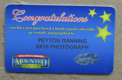 Peyton Manning HOF Colts Signed/Autographed Photo Collage Framed 198158