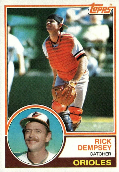 Rick Dempsey Signed Baltimore Orioles Orange Jersey Inscribed MVP 83 WS /JSA COA