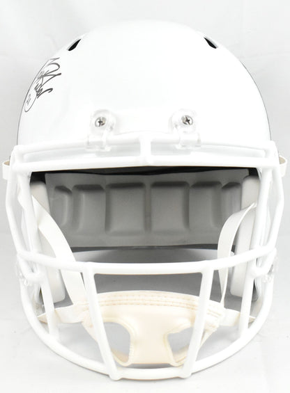 Tiki Barber Ronde Barber Autographed NFL F/S Speed Helmet - Beckett W Hologram