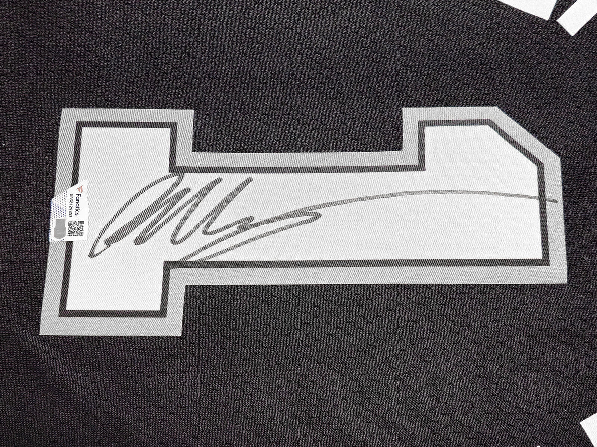 SPURS VICTOR WEMBANYAMA AUTOGRAPHED NIKE SWINGMAN JERSEY 48 FANATICS 229516