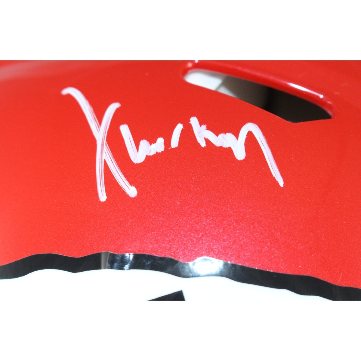 Xavier Worthy Autographed Kansas City Chiefs Authentic Helmet Fanatics 51719
