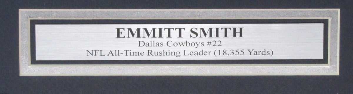 Emmitt Smith HOF Cowboys Signed/Autographed 16x20 Photo Framed Beckett 200134
