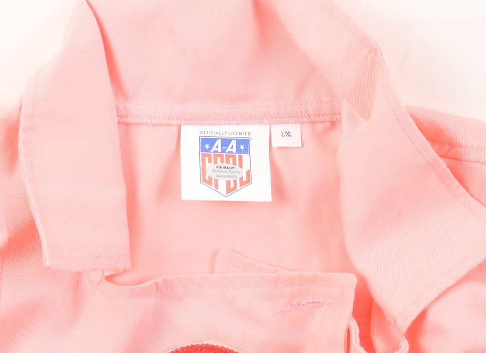 Lori Petty Signed "A League of Their Own" Rockford Peaches Jersey Inscribed Kit
