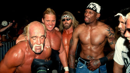 Hulk Hogan & Dennis Rodman Signed W.W.E. "Hulkamania" T-Shirt (PIA)
