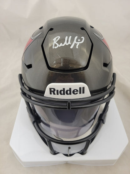 BAKER MAYFIELD SIGNED TAMPA BAY BUCS MIDSIZE MIDI SPEEDFLEX MINI HELMET BECKETT