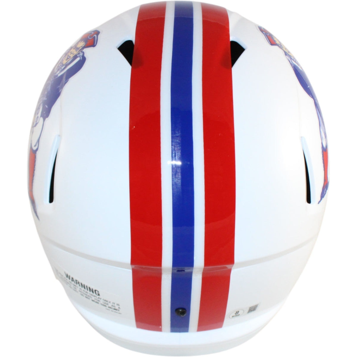 Tedy Bruschi Signed New England Patriots F/S TB Helmet Beckett Witness 51686