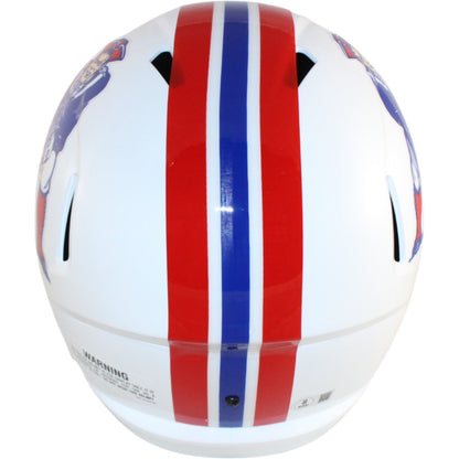 Tedy Bruschi Signed New England Patriots F/S TB Helmet Beckett Witness 51686