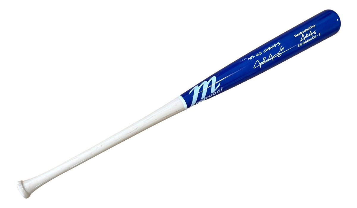 Josh Jung Texas Rangers Signed Marucci Game Model Baseball Bat 23 WS Champs BAS