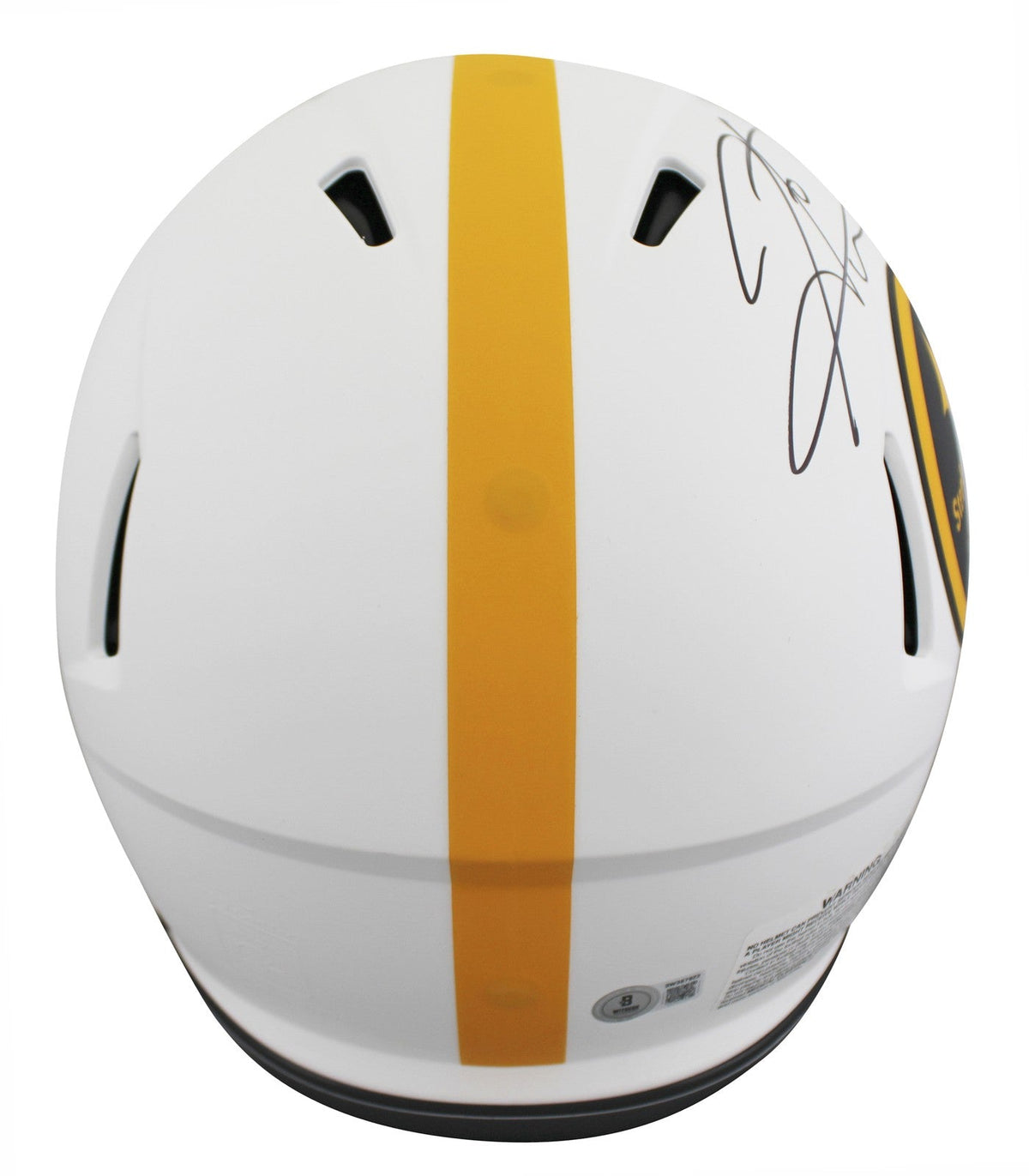 Steelers Hines Ward "SB MVP" Signed Lunar F/S Speed Proline Helmet W/ Case BAS W